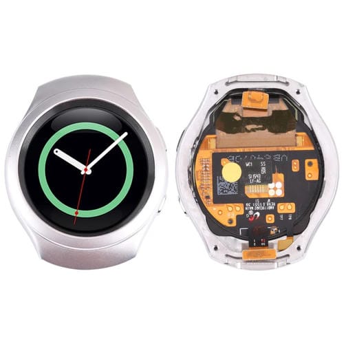 Écran LCD Numériseur avec Cadre Samsung Galaxy Gear S2 SM-R720 (Blanc)