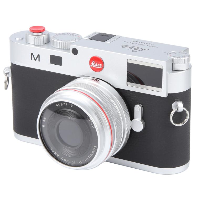 Accesorios de estudio fotográfico para cámara ficticia Leica M11 (plateados)
