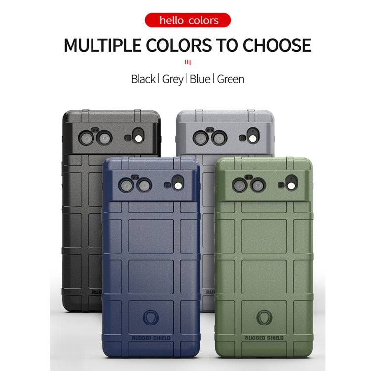 Para Google Pixel 6 Cobertura completa Caso TPU a prueba de choques (verde)