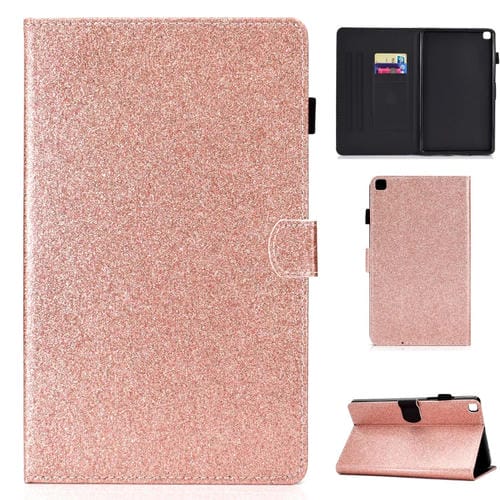 Funda para Tablet Galaxy Tab a 8.0 (2019) T290 Cuero con Tapa Horizontal Soporte y Ranura para Tarjeta (Rose Gold)