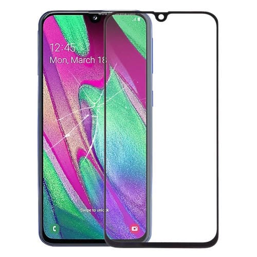 Frontbildschirm Samsung Galaxy A40 Glaslinse Klebstoff OCA Transparent