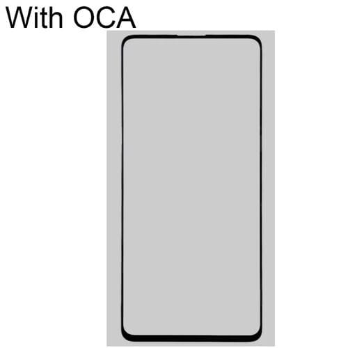 Écran frontal Samsung Galaxy A72 Lentille en verre extérieure avec adhésif OCA (Transparent)