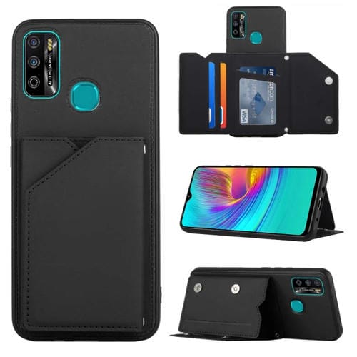 Para Infinix Hot 9 Play Skin Feel PU + TPU + PC Ph.