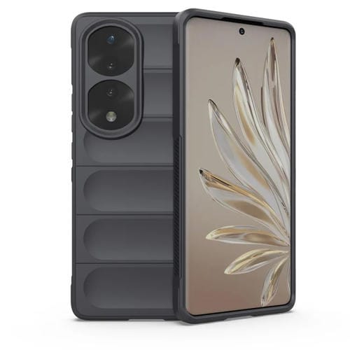 Funda Honor 70 Pro 5G Magic Shield TPU + Flannel Fase (Gris Oscuro)