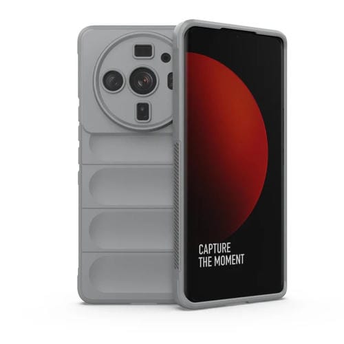 Para Xiaomi 12S Ultra Magic Shield TPU + Estuche para teléfono de franela (gris)