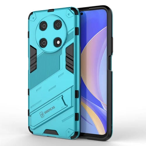 Funda para Huawei Nova Y90 Enjoy 50 Pro Punk Armor 2 en 1 PC + TPU con Soporte Invisible (Azul)