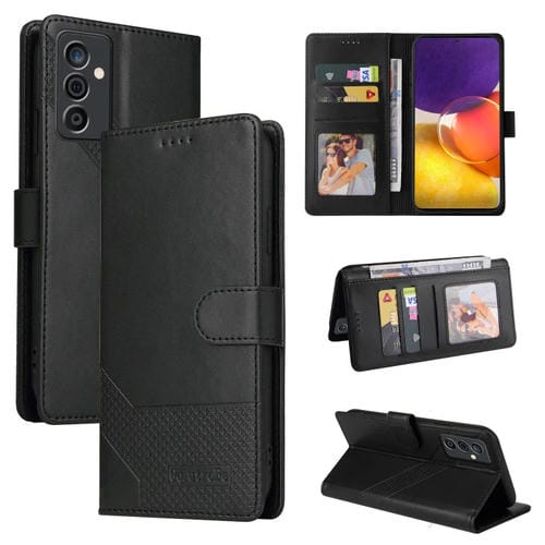 Funda para Samsung Galaxy A82 5G Gqutrobe Skin Feel Leather Magnética (Negro)