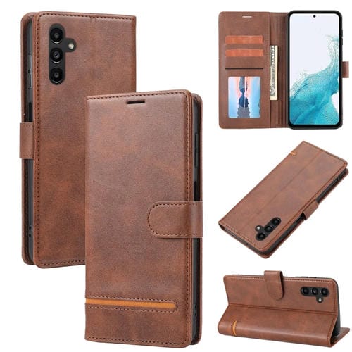 Funda Flip Wallet para Samsung Galaxy A54 5G Cuero Classic (Marrón)