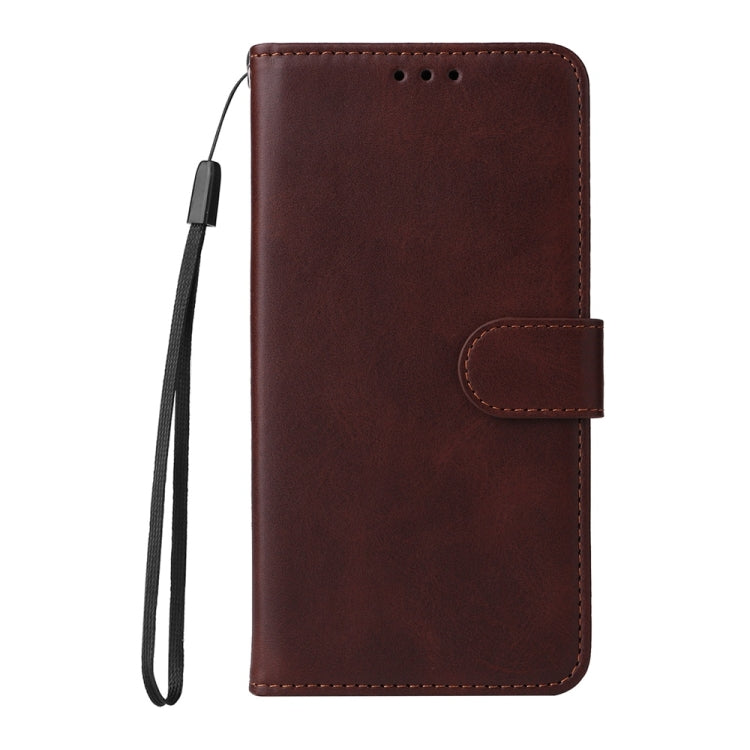 Funda Piel con Tapa y Textura de Becerro para Huawei Nova 13 Pro (Marrón)