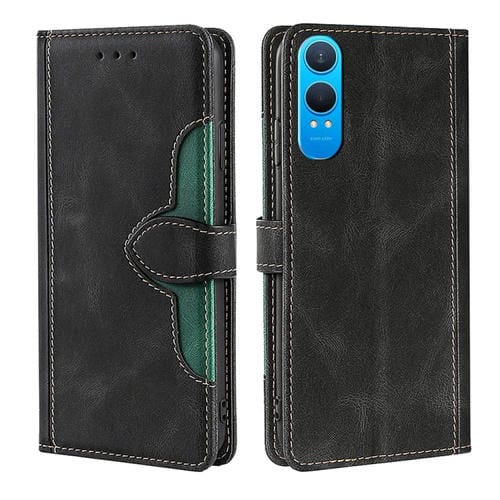 Funda de Cuero para OnePlus Nord Ce 4 Lite 5G con Hebilla Magnética y Tacto Agradable (Negro)