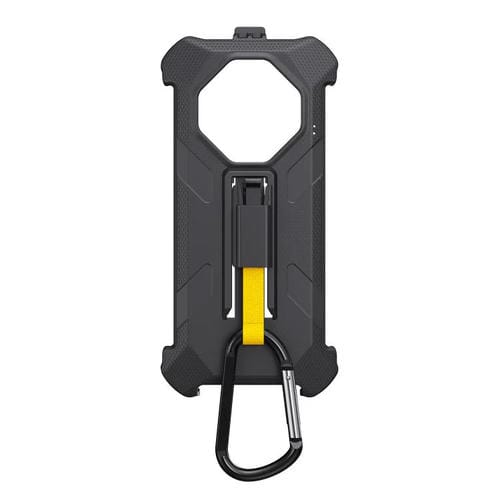 Funda trasera con clip y mosquetón para Ulefone Armor X16/X16 Pro (negra)