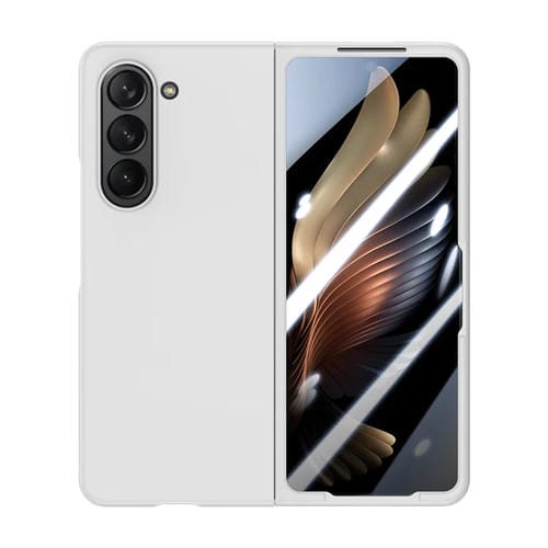 Para Samsung Galaxy Z Fold5 PC integrada Skin Feel Funda para teléfono a prueba de golpes (Blanco)
