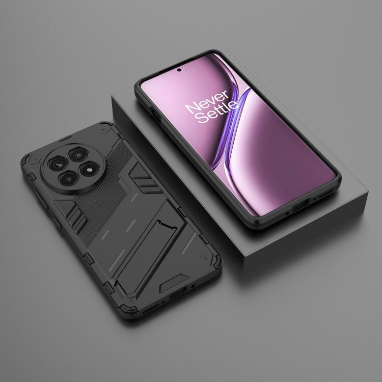 Funda 2 en 1 para OnePlus Ace 5 Punk Armor PC y TPU con Soporte (Negro)