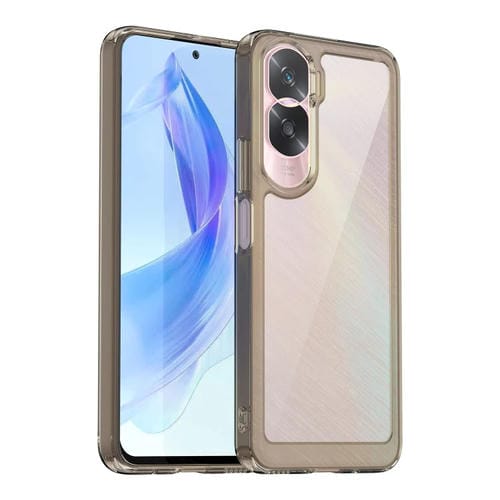 Funda para Honor X50I Colorful Series Acrylic + TPU Phone Case (Gris Transparente)