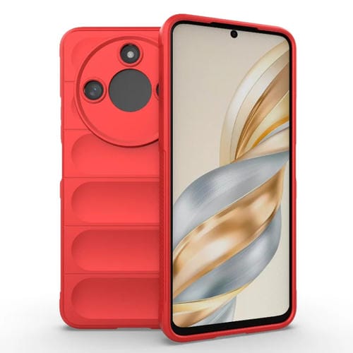 Funda TPU + Franela con Protección Mágica para Honor X60 5G (Roja)