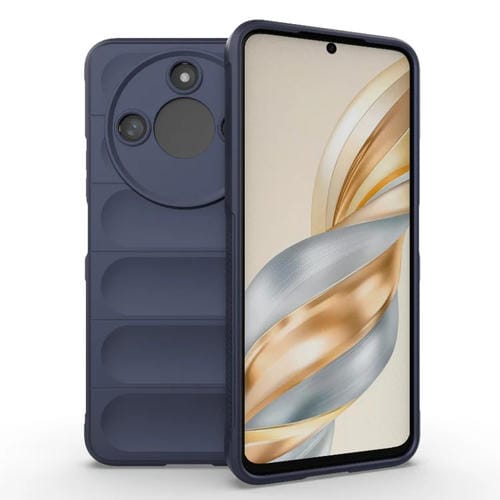 Funda TPU + Franela para Honor X60 5G con Protección Mágica (Azul Oscuro)