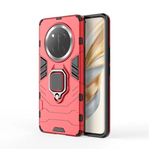 Funda Protectora Honor X60 Pro 5G PC + TPU con Soporte Anillo Magnético (Rojo)