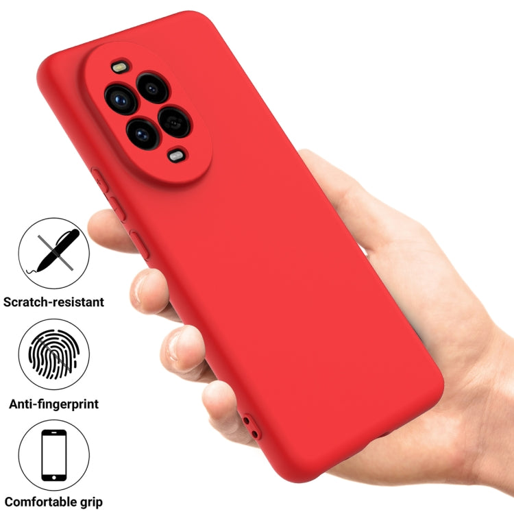 Funda Protectora Silicona Líquida Huawei Nova 13 Pro Cobertura Total (Rojo)