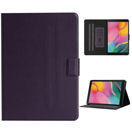 Funda para Tablet Samsung Galaxy Tab A 8.0 (2019) T290 T295 Cuero Tapa Horizontal Ranuras Tarjetas Soporte (Morado)
