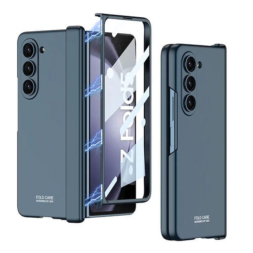 Funda para Teléfono Samsung Galaxy Z Fold5 Gkk con Bisagra Plegable Magnética Integrada y Todo Incluido (Verde)
