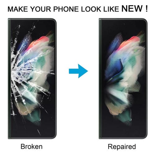 Objectif en verre extérieur avec adhésif OCA Samsung Galaxy Z Fold3 SM-F926B/W22