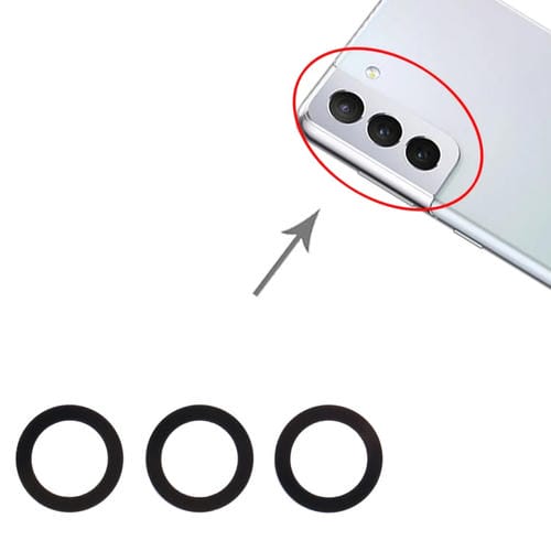 Objectif de caméra arrière Samsung Galaxy S21+ 5G SM-G996B - Pack de (10 pièces)