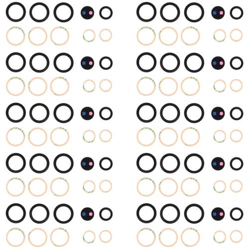 Objectif de caméra arrière Samsung Galaxy S22 Ultra 5G SM-S908B (10 pièces)