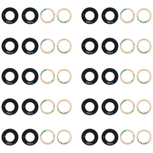 Lente de Câmara Traseira Samsung Galaxy M04 SM-M045F (10 Peças)
