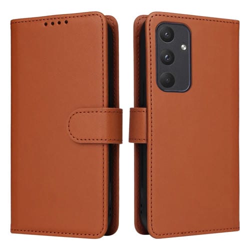 Funda de Teléfono Betopnice Bn-005 para Samsung Galaxy A55 2 En 1 Cuero Genuino Imitación Desmontable (Marrón)