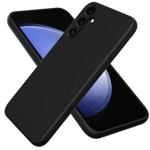 Funda para TelĂ©fono Samsung Galaxy A55 5G Cobertura Total a Prueba de Golpes Silicona LĂquida (Negro)