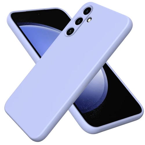 Funda para TelĂ©fono Samsung Galaxy A55 5G Cobertura Total a Prueba de Golpes Silicona LĂquida (PĂșrpura)