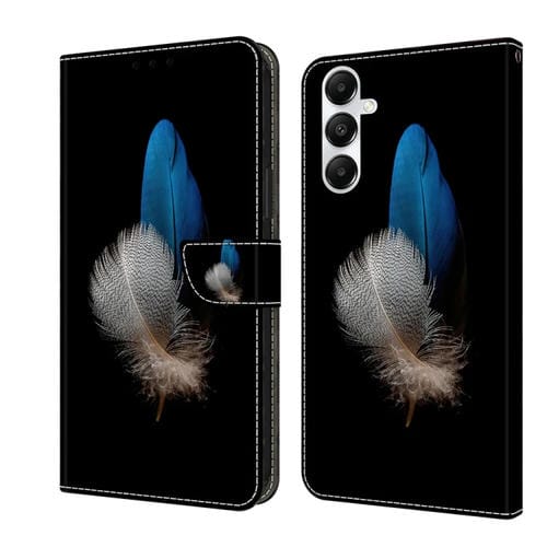 Funda Protectora de Cuero Samsung Galaxy A05S Crystal 3D a Prueba de Golpes (Dos Ramas)