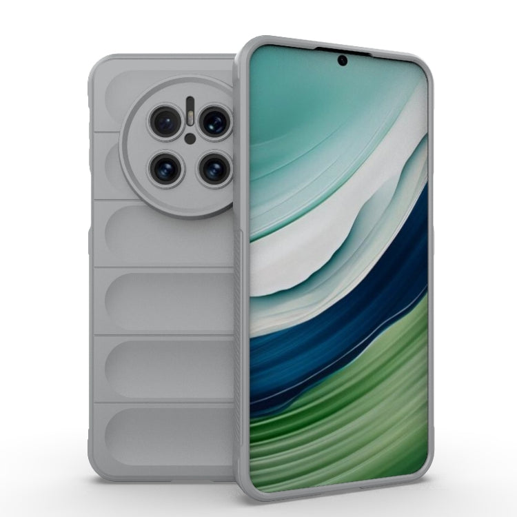 Funda TPU + Franela con ProtecciĂłn MĂĄgica para Huawei Mate 70 5G (Gris)