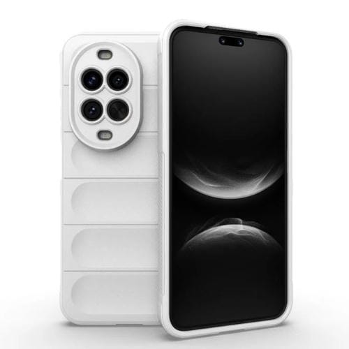 Funda de TPU + franela para Huawei nova 14 Ultra Magic Shield (blanca)
