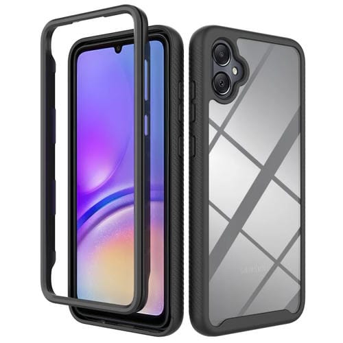 Funda para Teléfono Samsung Galaxy A05 Starry Sky PC Transparente TPU a Prueba de Golpes (Negro)
