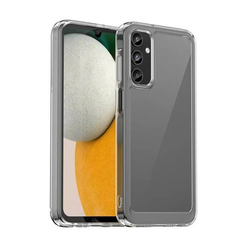 Caja de Teléfono Híbrida Samsung Galaxy A05S Acrílica TPU Serie Colorida (Transparente)