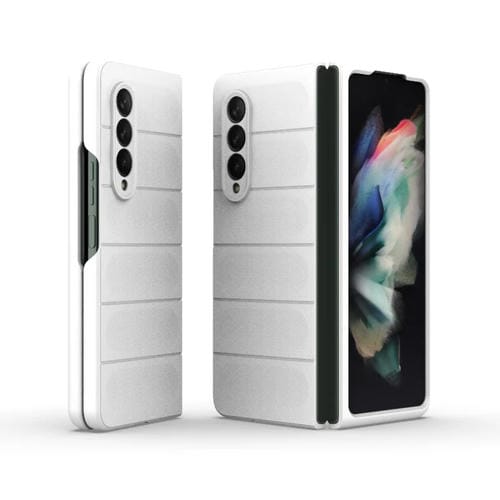 Funda para Teléfono Samsung Galaxy Z Fold3 5G Magic Shield Fold PC a Prueba de Golpes (Blanco)
