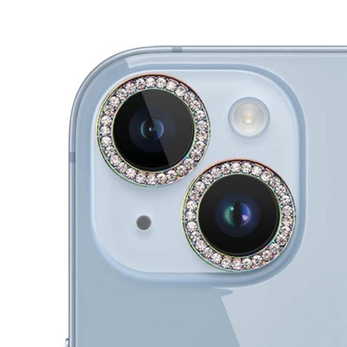 Anillo Protector de Lente de Cámara 9H para iPhone 15 Pro Max / 15 Pro (Colorido) - MOVILSTORE