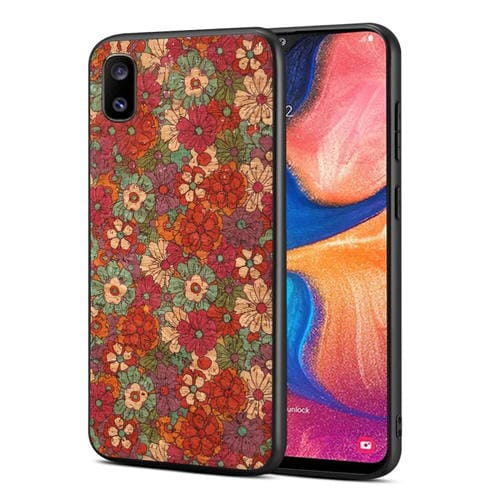 Funda para Teléfono Samsung Galaxy A20 Four Seasons Flower Language TPU (Rojo Verano)