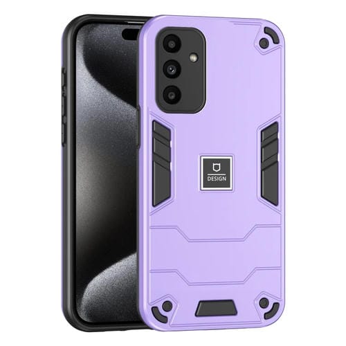 Funda para TelĂ©fono Samsung Galaxy A15 2 En 1 a Prueba de Golpes (PĂșrpura)