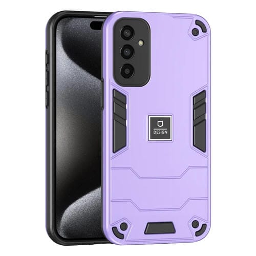 Funda para Teléfono Samsung Galaxy M13 2 En 1 a Prueba de Golpes (Púrpura)