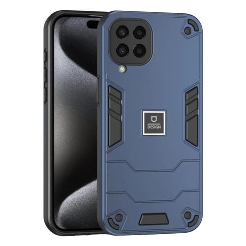 Funda para Teléfono Samsung Galaxy M33 5G 2 En 1 a Prueba de Golpes (Azul)