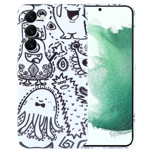 Funda para teléfono Samsung Galaxy S22 + 5G PC con patrón pintado Monstruo de Botella