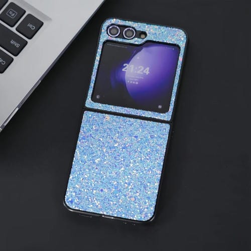 Funda para Samsung Galaxy Z Flip5 Flash Diamond para Teléfono Plegable (Flash Blue)
