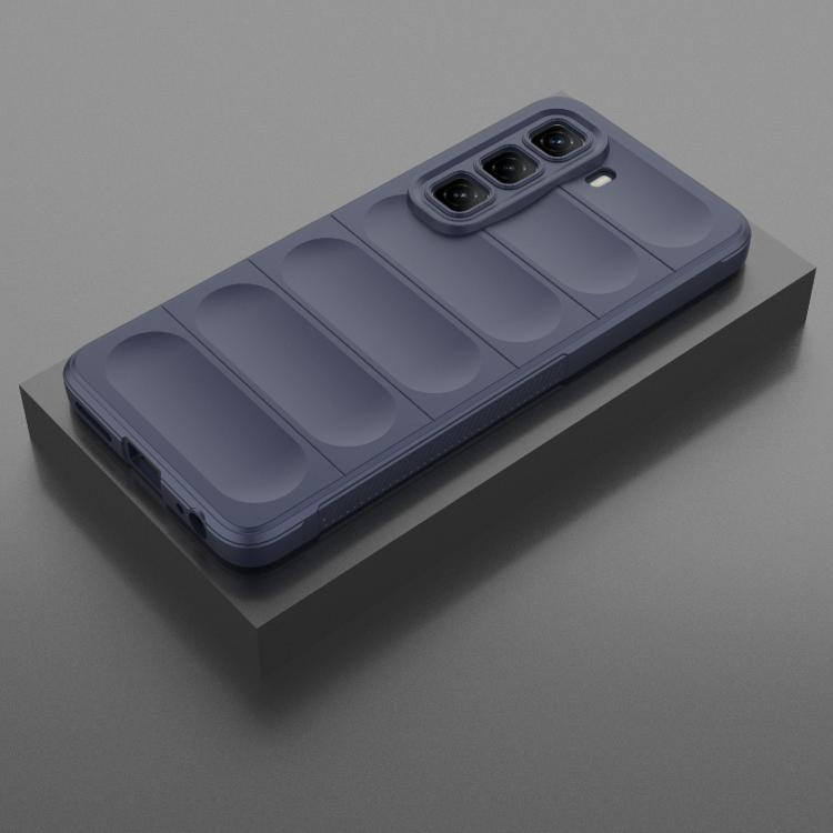 Funda TPU y Franela Protección Mágica Global para Infinix Hot 50 4G (Azul Oscuro)