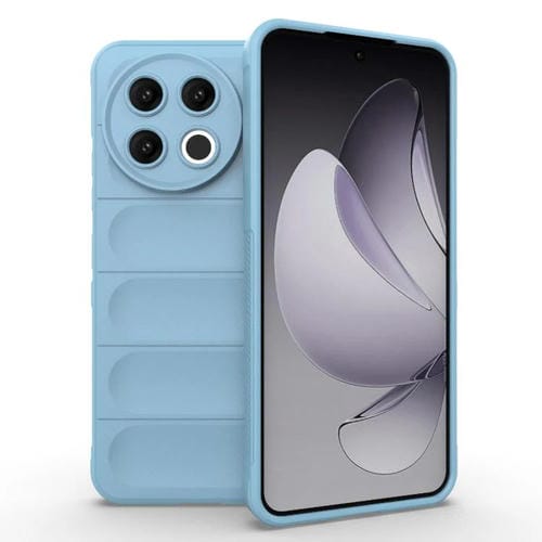 Funda TPU + Franela Tecno Spark 30 Pro Protección Mágica Global (Azul Claro)