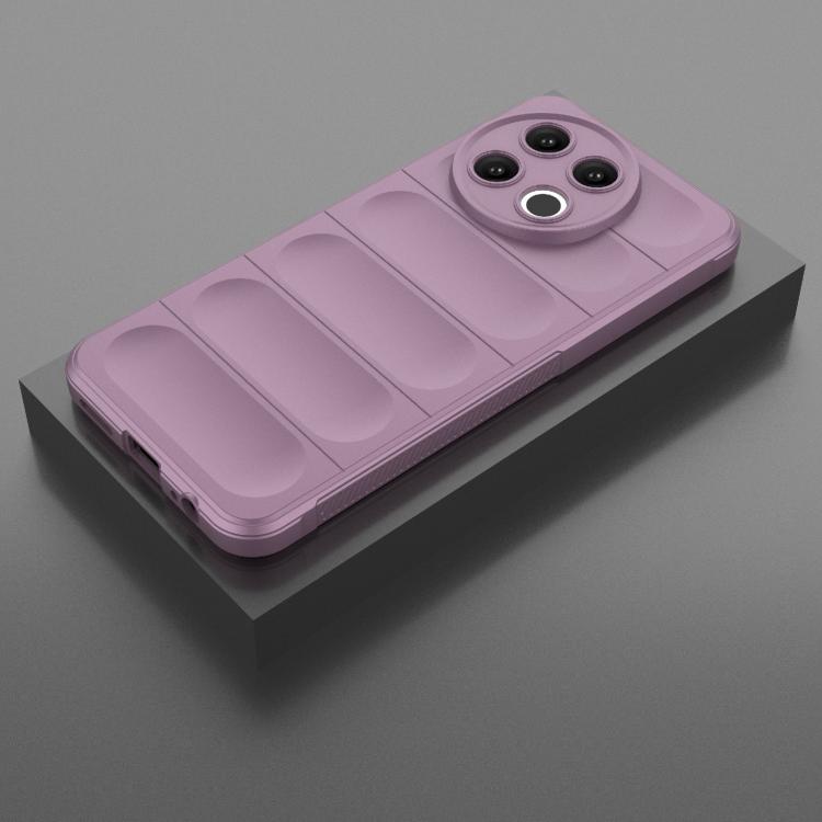 Funda TPU + Franela Tecno Spark 30 Pro Protección Mágica Global (Morada)