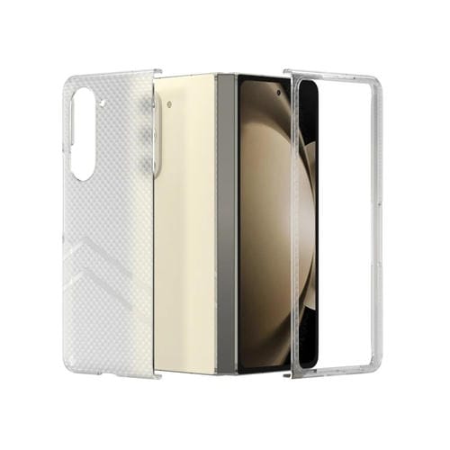 Funda para Samsung Galaxy Z Fold5 5G Patrón de Onda Esmerilada Transparente