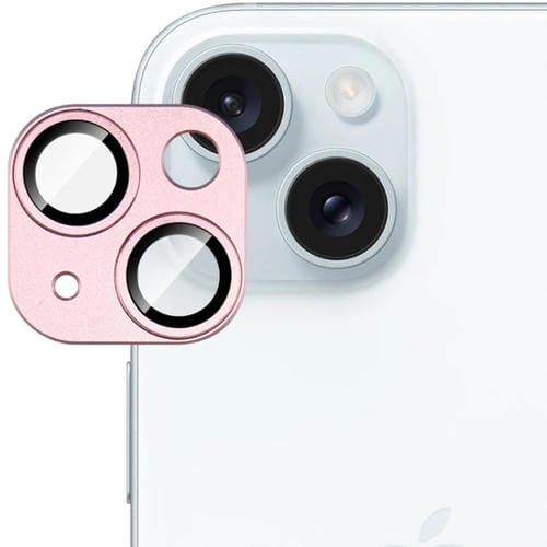 Película Protectora de Cámara Imak Metal Armor para iPhone 15/15 Plus (Rosa) - MOVILSTORE