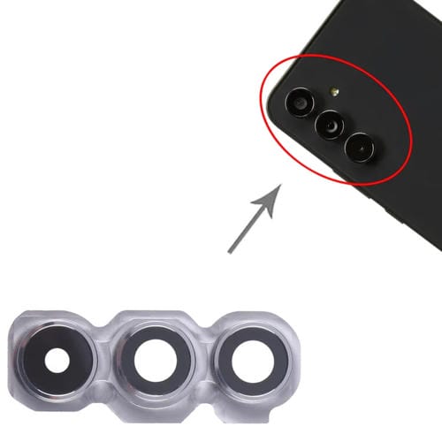 Copertura della lente Samsung Galaxy A54 SM-A546B posteriore (10 pezzi) (Argento)